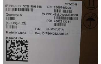 Lenovo 5CB1R08648 C-Cover with keyboard, Arabic, Arctic Grey, Non-Backlight, H-series, US