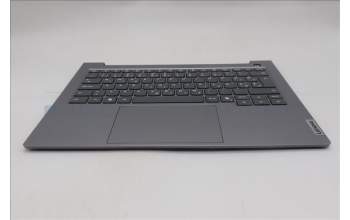 Lenovo 5CB1R08659 C-Cover with keyboard, Slovenian, Arctic Grey, Non-Backlight, H-series, UK