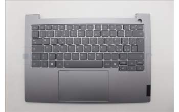 Lenovo 5CB1R08704 C-Cover with keyboard, Italian, Arctic Grey, Backlight, H-series, UK