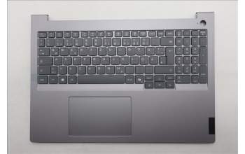 Lenovo 5CB1R08829 C-Cover with keyboard, German, Arctic Grey, Non-Backlight, H-series, UK