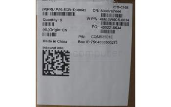 Lenovo 5CB1R08843 C-Cover with keyboard, UK English, Arctic Grey, Non-Backlight, H-series, UK