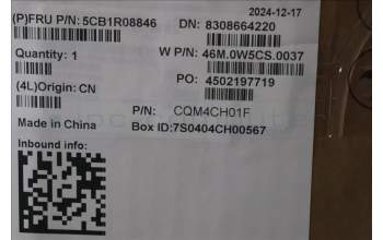 Lenovo 5CB1R08846 C-Cover with keyboard, English, Arctic Grey, Backlight, H-series, US