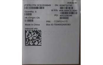 Lenovo 5CB1R08849 C-Cover with keyboard, Slovenian, Arctic Grey, Backlight, H-series, UK