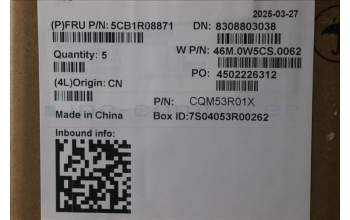 Lenovo 5CB1R08871 C-Cover with keyboard, Greek, Arctic Grey, Backlight, H-series, US