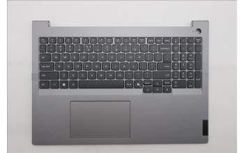 Lenovo 5CB1R08903 C-Cover with keyboard, US English Euro, Arctic Grey, Backlight, U-series, US