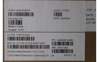 Lenovo 5CB1R08970 C-Cover with keyboard, Hungarian, Cosmic Blue, Backlight, UK