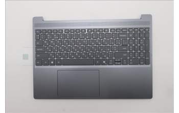 Lenovo 5CB1R22407 C-Cover with keyboard, Ukraine, Luna Grey, Non-Backlight, US