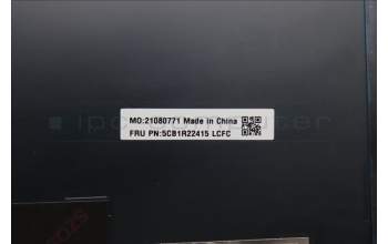 Lenovo 5CB1R22415 Cover 83K2, Cosmic Blue, LCD