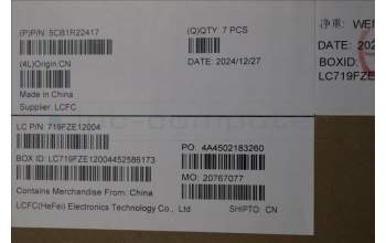 Lenovo 5CB1R22417 Cover 83K2, Cosmic Blue, LCD_HD