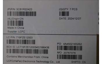 Lenovo 5CB1R22423 Cover 83K2, Luna Grey, LCD_HD