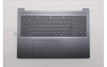 Lenovo 5CB1R22505 C-Cover with keyboard, Belgian, Luna Grey, Backlight, UK