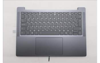 Lenovo 5CB1R29708 C-Cover with keyboard, Slovenian, Luna Grey, Backlight, UK