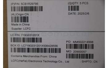 Lenovo 5CB1R29795 C-Cover with keyboard, Hungarian, Cosmic Blue, Backlight, UK