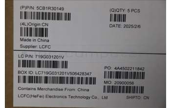 Lenovo 5CB1R30149 C-Cover with keyboard, English, Luna Grey, Backlight, US