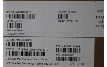 Lenovo 5CB1R30210 C-Cover with keyboard, English, Luna Grey, Non-Backlight, US