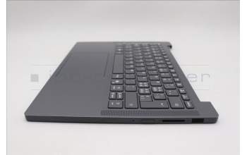Lenovo 5CB1R31613 C-Cover with keyboard, Switzerland, Luna Grey, Non-Backlight, UK