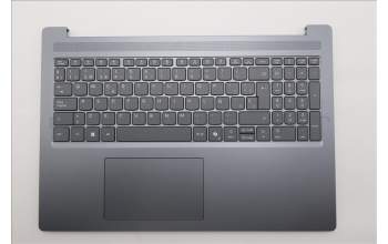 Lenovo 5CB1R35697 C-Cover with keyboard, Spanish, Luna Grey, Non-Backlight, UK