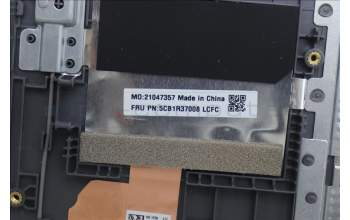 Lenovo 5CB1R37008 C-Cover with keyboard, French, Arctic Grey, Non-Backlight, US