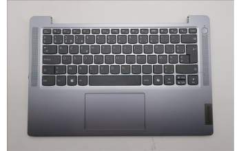 Lenovo 5CB1R48892 C-Cover with keyboard, Belgian, Arctic Grey, Non-Backlight, Non-FingerPrint, UK