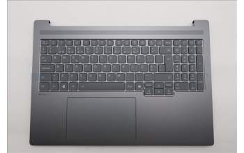 Lenovo 5CB1R61117 C-Cover with keyboard, Portuguese, Luna Grey, DIS, UK