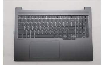 Lenovo 5CB1R61127 C-Cover with keyboard, Arabic, Luna Grey, UMA, US
