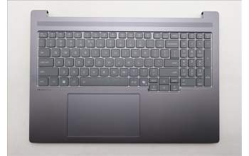 Lenovo 5CB1R61133 C-Cover with keyboard, US English Euro, Luna Grey, UMA, US