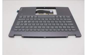 Lenovo 5CB1R61236 C-Cover with keyboard, Switzerland, Luna Grey, FingerPrint, Puresight Logo