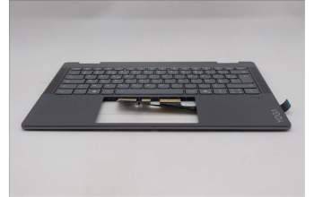 Lenovo 5CB1R61248 C-Cover with keyboard, French, Luna Grey, FingerPrint, Puresight Logo, US