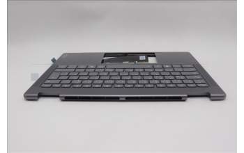 Lenovo 5CB1R61259 C-Cover with keyboard, German, Luna Grey, Non-FingerPrint, Puresight Logo, UK