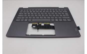 Lenovo 5CB1R61264 C-Cover with keyboard, Slovenian, Luna Grey, Non_FingerPrint, Puresight Logo