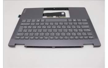 Lenovo 5CB1R61264 C-Cover with keyboard, Slovenian, Luna Grey, Non_FingerPrint, Puresight Logo