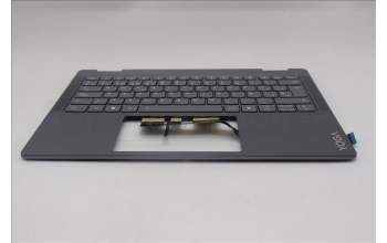 Lenovo 5CB1R61265 C-Cover with keyboard, Spanish, Luna Grey, Non_FingerPrint, Puresight Logo