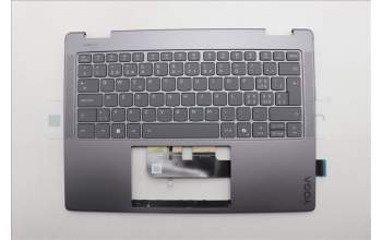 Lenovo 5CB1R61266 C-Cover with keyboard, Switzerland, Luna Grey, Non_FingerPrint, Puresight Logo