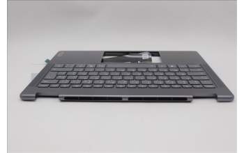 Lenovo 5CB1R61278 C-Cover with keyboard, French, Luna Grey, Non-FingerPrint, Puresight Logo, US