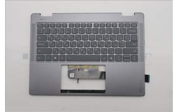 Lenovo 5CB1R61279 C-Cover with keyboard, Ukraine, Luna Grey, Non-FingerPrint, Puresight Logo, US