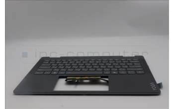 Lenovo 5CB1R61279 C-Cover with keyboard, Ukraine, Luna Grey, Non-FingerPrint, Puresight Logo, US