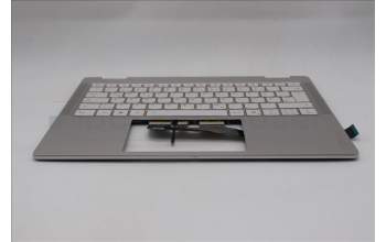Lenovo 5CB1R61323 C-Cover with keyboard, German, Seashell, Non_FingerPrint, Puresight Logo