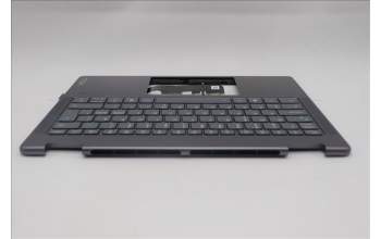 Lenovo 5CB1R61526 C-Cover with keyboard, Norwegian, Luna Grey, FingerPrint, Non-Puresight Logo, UK