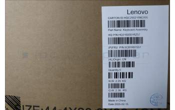 Lenovo 5CB1R61551 C-Cover with keyboard, Hungarian, Luna Grey, Non-FingerPrint, Non-Puresight Logo, UK