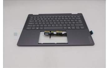 Lenovo 5CB1R61557 C-Cover with keyboard, Portuguese, Luna Grey, Non-FingerPrint, Non-Puresight Logo, UK