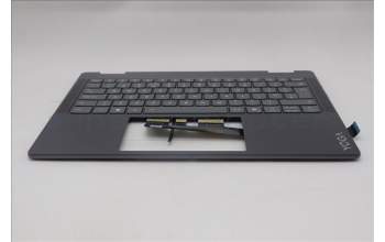 Lenovo 5CB1R61565 C-Cover with keyboard, UK English, Luna Grey, Non-FingerPrint, Non-Puresight Logo, UK