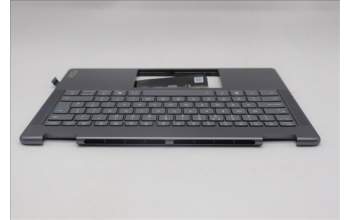 Lenovo 5CB1R61565 C-Cover with keyboard, UK English, Luna Grey, Non-FingerPrint, Non-Puresight Logo, UK