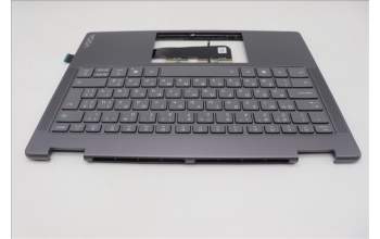 Lenovo 5CB1R61569 C-Cover with keyboard, Bulgarian, Luna Grey, Non-FingerPrint, Non-Puresight Logo, UK