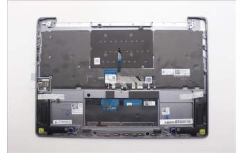 Lenovo 5CB1R61650 C-Cover with keyboard, Greek, Luna Grey, Puresight Logo, Screw, US