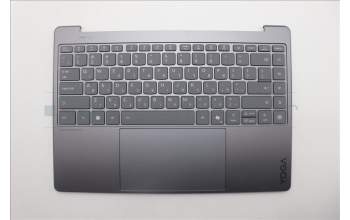 Lenovo 5CB1R61651 C-Cover with keyboard, Hebrew, Luna Grey, Puresight Logo, Screw, US