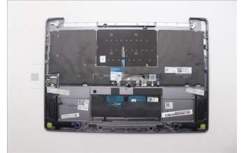 Lenovo 5CB1R61651 C-Cover with keyboard, Hebrew, Luna Grey, Puresight Logo, Screw, US