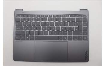 Lenovo 5CB1R61667 C-Cover with keyboard, UK English, Luna Grey, Puresight Logo, Screw, UK
