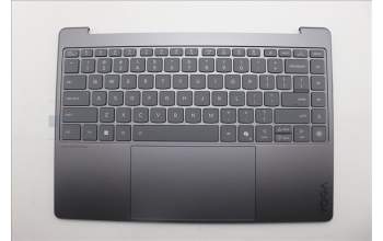 Lenovo 5CB1R61674 C-Cover with keyboard, English, Luna Grey, Non_Puresight Logo, Screw