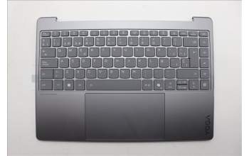 Lenovo 5CB1R61692 C-Cover with keyboard, Spanish, Luna Grey, Non-Puresight Logo, Screw, UK