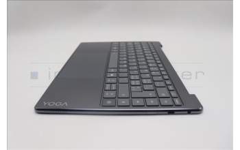 Lenovo 5CB1R61693 C-Cover with keyboard, Switzerland, Luna Grey, Non-Puresight Logo, Screw, UK